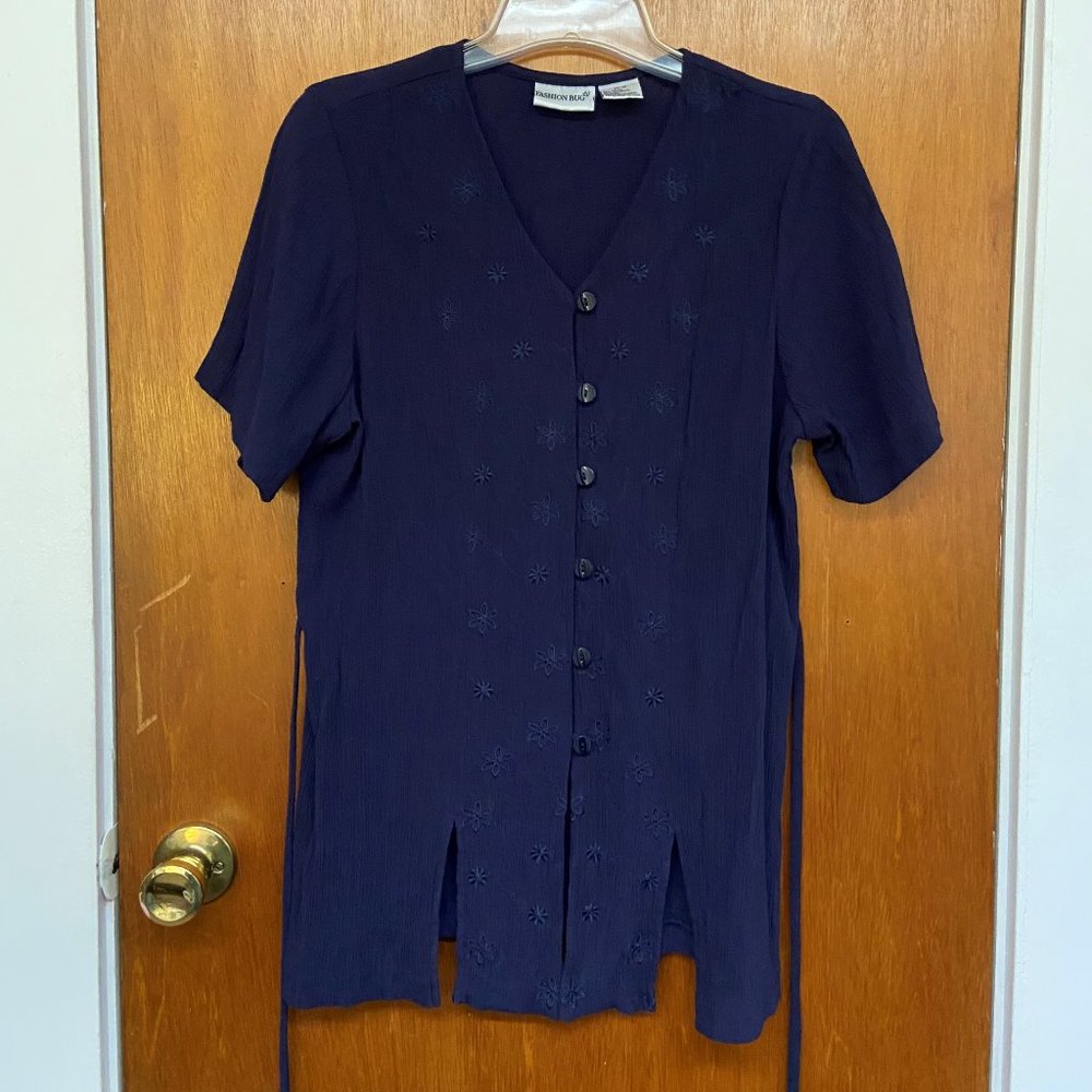 Beautiful Dk. Blue Dress Top